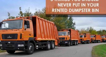 5 Things You Should Never Put in Your Rented Dumpster Bin